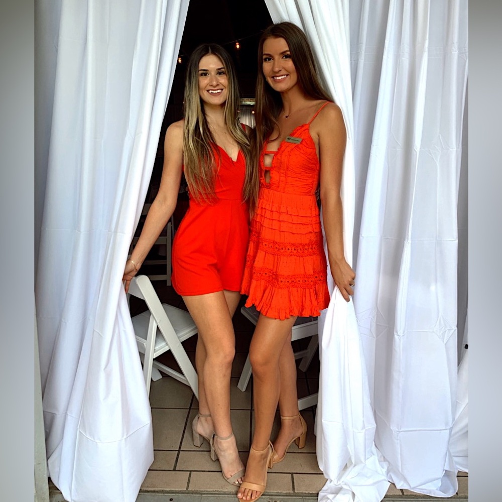 Red Ruffle Dress - Picture 5 of 5
